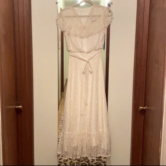 Gunne Sax lace maxi dress - Picture 4 of 4